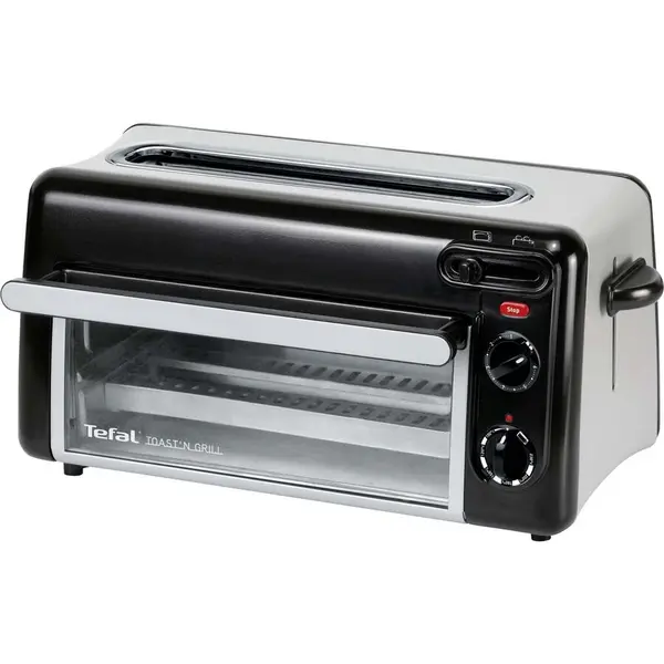 Tefal Tefal Toast N Grill Tl6008 Prajitor De Paine Si Mini-Gratar 2 In 1 7 Trepte De Rumenire Fereastra Transparenta Economie De
