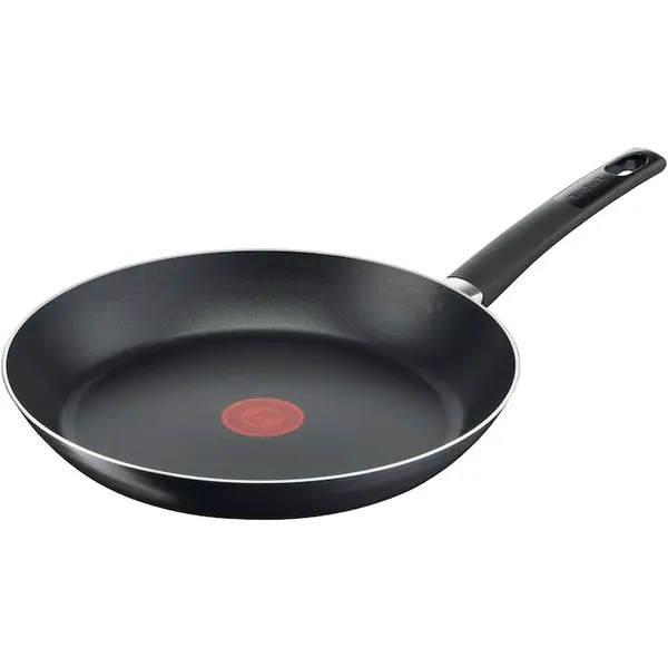 Tefal Tigaie Tefal Simplicity+, invelis antiaderent, indicator Thermo-Signal, maner ergonomic, 24 cm, negru