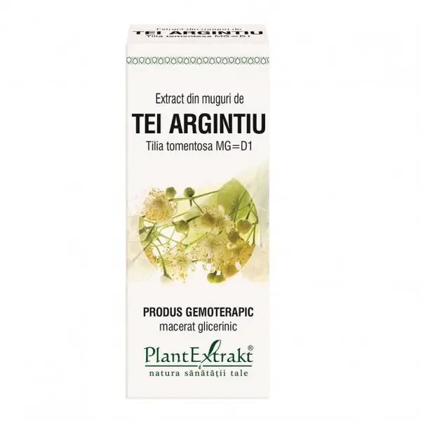 TEI ARGINTIU - muguri - gemoderivat - 50ml - PlantExtrakt