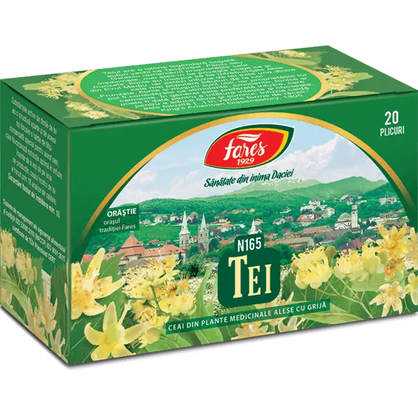 Tei, N165, ceai la plic, Fares 20 plicuri
