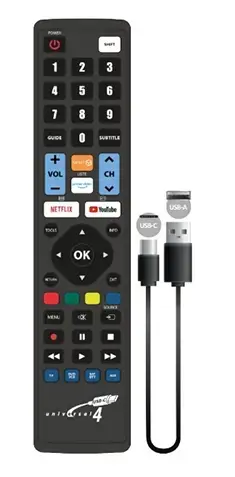 Telecoamnda universala OEM K-JL3088USB, programabila, USB-C (Negru)