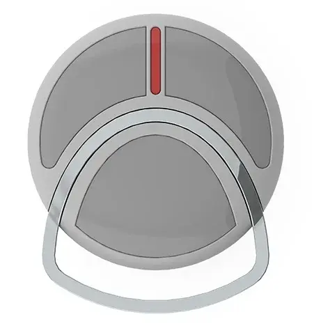 Telecomanda cu 3 butoane pentru automatizari, compatibila cu UR01, RC06