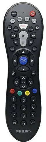 Telecomanda Universala Philips SRP3014/10, 4 in 1 (Negru)