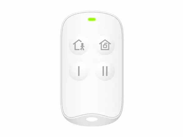 Telecomanda wireless alarma HiLook, 4 butoane, tip breloc, 868 MHz, anti-bruiaj, ALARM-KF201-WE