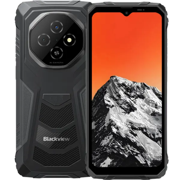 Telefon Blackview FORT 1, 4G, Dual SIM, 6.56 90Hz, 6GB RAM, 256GB, NFC, 10000mAh, Android 15, Black
