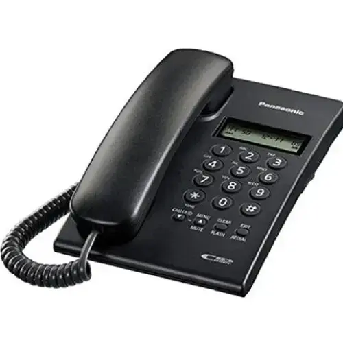 Telefon cu fir analogic Panasonic KX-TSC60SXB, Caller ID (Negru)