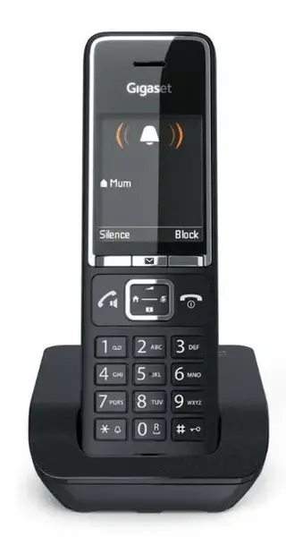 Telefon DECT fra fir Gigaset Comfort 550 (Negru)