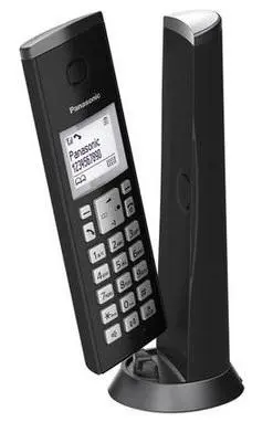 Telefon DECT Panasonic KX-TGK210FXB, Caller ID, NEGRU Fashion