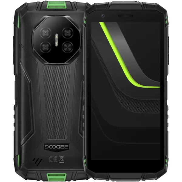 Telefon Doogee Fire 3 4G Dual SIM 5.5-inch IPS 8-Core 64GB NFC 8350mAh Android 15 Green