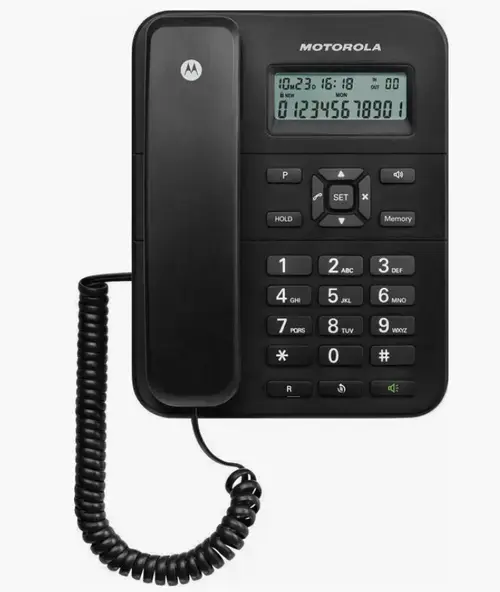 Telefon fix cu fir Motorola CT202 (Negru)