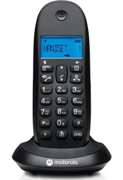 Telefon fix fara fir Motorola C1001CB+ (Negru)