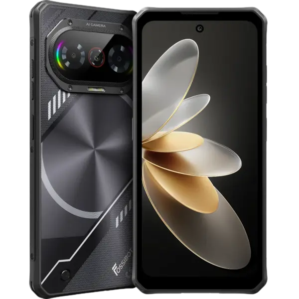 Telefon Fossibot F114, 4G, Dual SIM, 6.75 IPS, Octa-Core, 12GB RAM (4GB + 8GB), 128GB, NFC, RGB Light, IP68 IP69K, Android 15