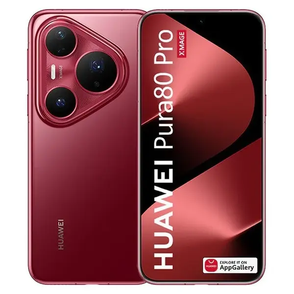 Telefon Huawei Pura 80 Pro 512GB, Glazed Red