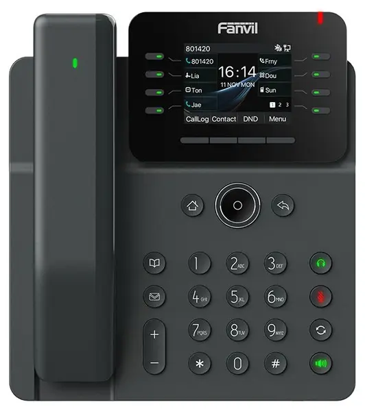 Telefon IP Fanvil V62 Pro, Bluetooth, VoIP, negru