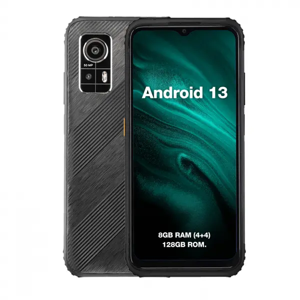 Telefon mobil AGM H6 Lite, Rugged, Ultra subtire, 4G, 6.56 HD+, 8GB RAM (4GB + 4GB extensibili), 128GB ROM, UNISOC T606, Android 13, NFC, 4900mAh, IP68, IP69K, Dual SIM