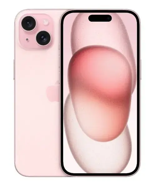 Telefon Mobil Apple iPhone 15, Super Retina XDR OLED 6.1inch, 256GB Flash, Camera Duala 48 + 12 MP, Wi-Fi, 5G, iOS (Roz)