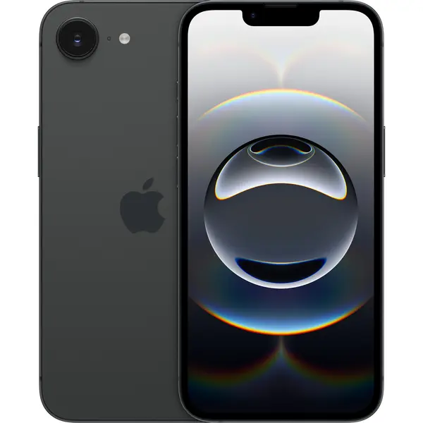 Telefon mobil Apple iPhone 16e, 128 GB, 5G, Black