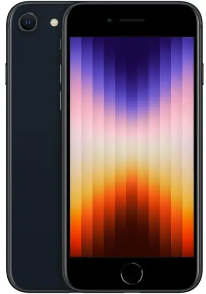 Telefon Mobil Apple iPhone SE (2022), Procesor Apple A15 Bionic Hexa-core, Retina IPS LCD Capacitive Touchscreen 4.7inch, 4GB RAM, 256GB Flash, Camera 12MP, Wi-Fi, iOS, 5G (Negru)