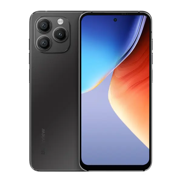 Telefon mobil Blackview A96, Obsidian Black, 4G, display 6.5 120Hz 2.4K, 16GB RAM (8GB + 8GB extensibili), 256GB ROM, Android 13, Helio G99, 4380mAh, Dual SIM