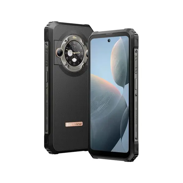 Telefon mobil Blackview BL9000 Black, 5G, Dual Display, 6.78" 2.4K FHD+ 120Hz, 24GB RAM(12GB+12GB), 512GB ROM, Android 13, 50MP, NFC, 8800mAh, 120W, WiFi 6, ArcSoft 8.0, Dual SIM
