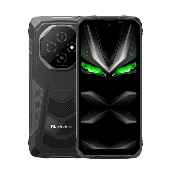 Telefon Mobil Blackview FORT 1, Negru, 4G, 6.56, ³ HD+ IPS, 16GB RAM (4GB + 12GB Extensibili), 128GB ROM, 16 MP, Android 15, Tiger T615, NFC, 10000 mAh, 18 W, Dual SIM