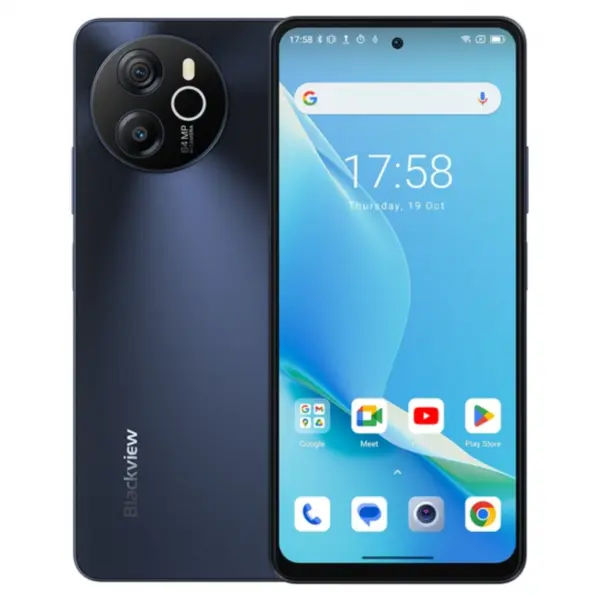 Telefon mobil Blackview Shark 8 Grey, 4G, 6.78 FHD+ 120Hz 2.4K, 16GB RAM (8GB + 8GB extensibili), 256GB ROM, 64MP, Android 13, Helio G99, 5000mAh, Dual SIM