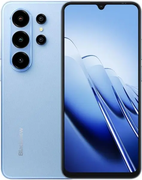 Telefon Mobil Blackview WAVE 10, Albastru, 4G LTE, Ecran 6.56 HD+ 90Hz, 24GB RAM (8GB RAM + 16GB extensibili), 128GB ROM, Android 16, Camera 13MP, Baterie 5000mAh, Dual SIM