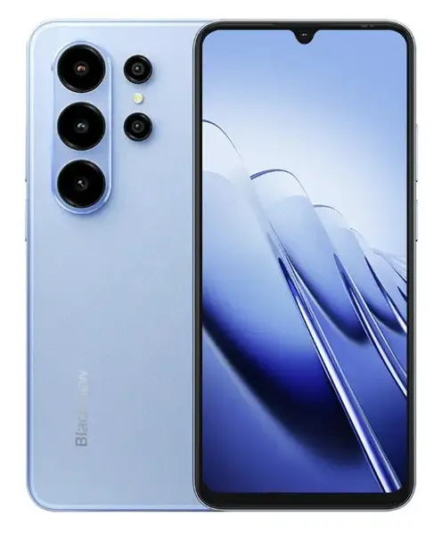 Telefon Mobil Blackview Wave 10, Procesor Unisoc UMS9230E, Ecran IPS LCD 6.88, 8GB RAM, 128GB Flash, Camera 32MP, Wi-Fi, 4G, Dual Sim, Android (Albastru)