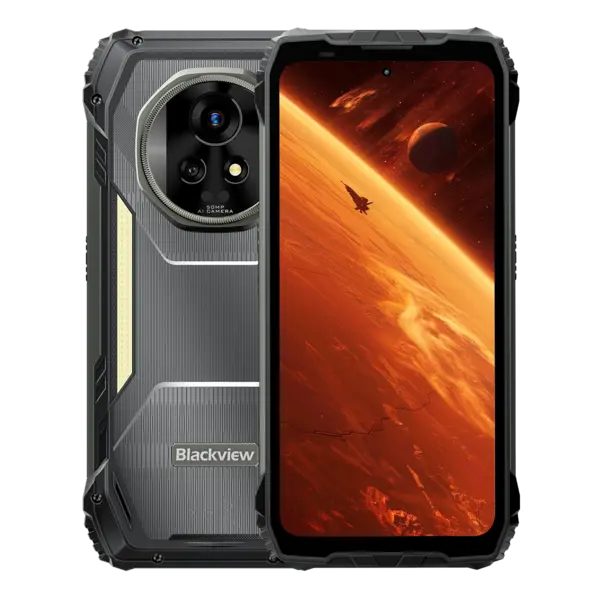 Telefon mobil Blackview Xplore 2, Negru, 5G, 6.73 AMOLED, 48GB RAM(16GB+32GB Extensibili), 1TB ROM, 50MP, DokeOS 4.2, Dimensity 8300, eSIM, Infrarosu, 20.000mAh, 120W, Nano SIM