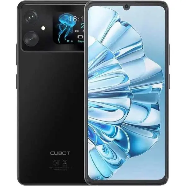 Telefon Mobil Cubot A20, Negru, 4G, 6.745 HD+ 90Hz, 12GB RAM (4GB + 8GB extensibili), 128GB ROM, Android 14, SC T616 Octa-Core, 48MP+16MP, OTG, Face ID, baterie 5100mAh, Dual SIM