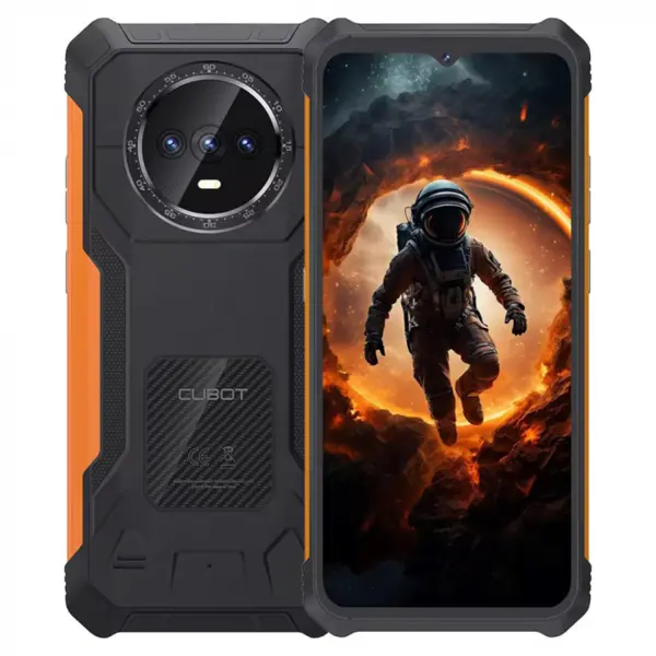 Telefon mobil Cubot KingKong ES, Negru, 5G, 6.56 HD+ 90Hz, 16GB RAM (6GB+10GB extensibili), 128GB ROM, 48MP+2MP, Android 14, Unisoc T606, 5100mAh, Dual SIM