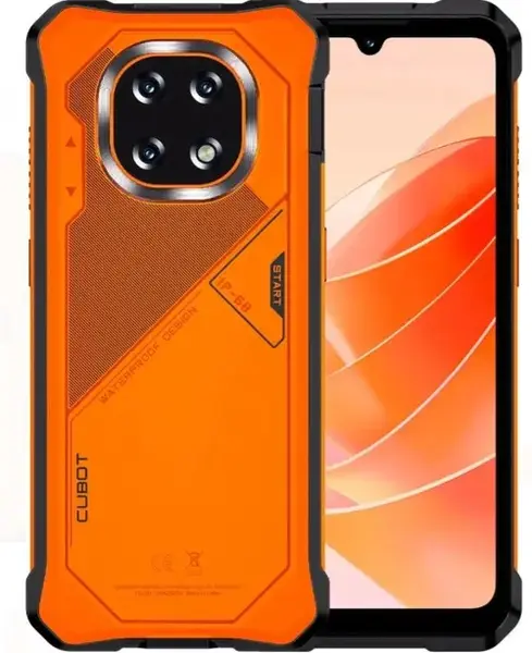 Telefon Mobil Cubot KingKong ES5, Procesor Octa-Core, Ecran IPS LCD 6.88inch, 6GB RAM, 128GB Flash, Camera Tripla 64 + 2 + AUX, Wi-Fi, 4G, Dual Sim, Android (Portocaliu)