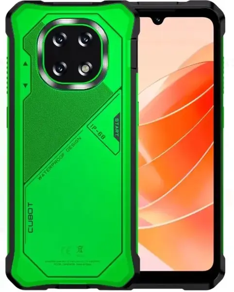 Telefon Mobil Cubot KingKong ES5, Procesor Octa-Core, Ecran IPS LCD 6.88inch, 6GB RAM, 128GB Flash, Camera Tripla 64 + 2 + AUX, Wi-Fi, 4G, Dual Sim, Android (Verde)