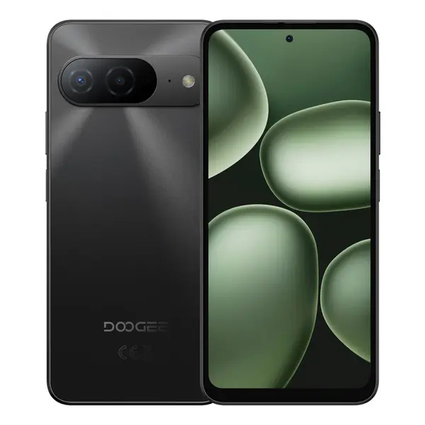 Telefon Mobil DOOGEE B10, Negru, 4G LTE, Ecran 6.6 FHD+, 48GB RAM (6GB + 42GB extensibili), 256GB ROM, Procesor Helio G100, Baterie 7600mAh 33W, Camera 64MP, Android 16, Dual SIM