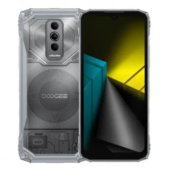 Telefon mobil Doogee Blade 10 Ultra Energy, Transparent, 4G, 6.56 HD+ 90Hz, 36GB RAM (8GB + 28GB extensibili), 256GB ROM, 64MP, UNISOC T7250, Android 15, 6150mAh, Face ID, NFC, Dual SIM
