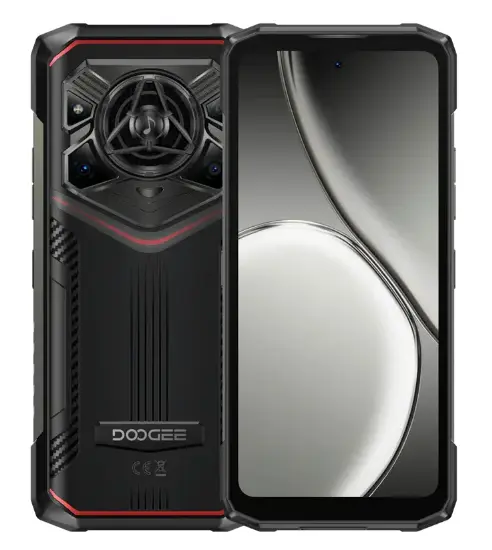 Telefon mobil Doogee Blade 20 Pro, Rosu, 4G, 6.6 HD+ IPS 90, Hz, 24, GB RAM (6, GB + 18, GB Extensibili), 256, GB ROM, 50, MP, Android, 15, Unisoc T7200, Night Vision, 11, 800, mAh battery, 18, W, Dual SIM