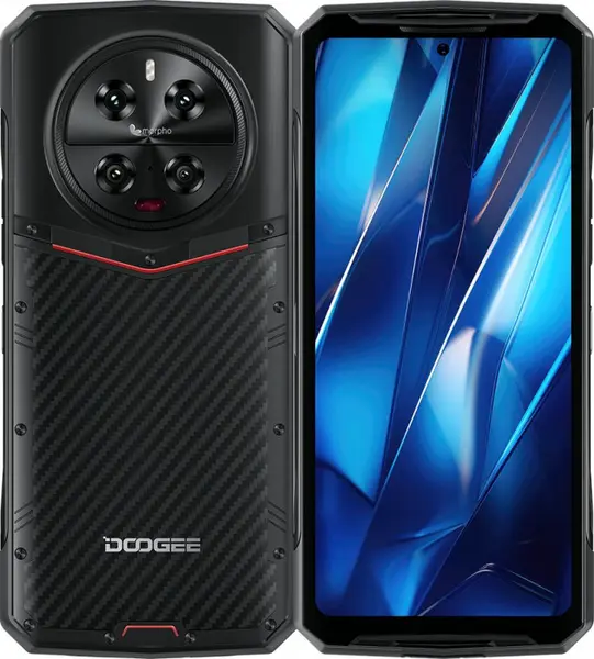 Telefon mobil Doogee DK10, Negru, 5G, 6.67 120Hz 2K AMOLED, 32GB RAM (12GB+ 20GB extensibili), 512GB ROM, Android 13, Dimensity 8020, Morpho Quad Camera, NFC, OTG, FM, 5150mAh, 120W, Dual SIM