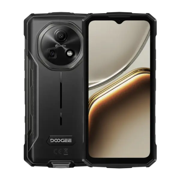 Telefon Mobil Doogee Fire 5 Pro Gri, 4G, 128GB, 20GB RAM (4GB+16GB), Android 15, Baterie 13000mAh, Lumini Camping 1200LM, Ecran 6.6 90Hz, Camera 13MP AI, Dual Sim