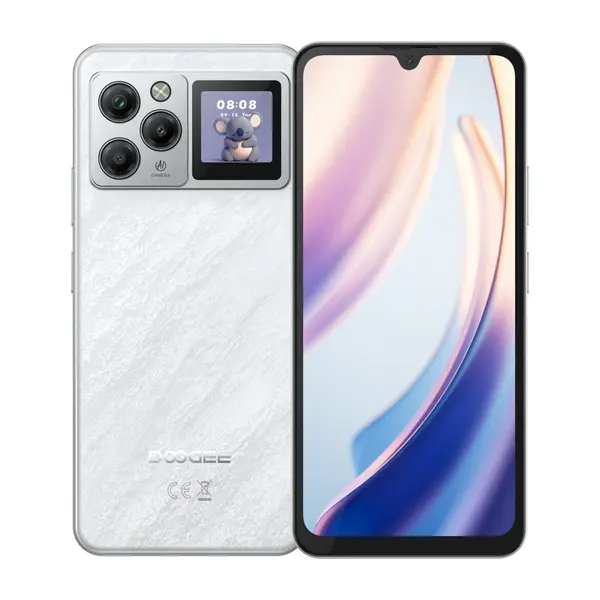 Telefon Mobil DOOGEE M30 Pro Rugged, Alb, 4G, Ecran 6.88 120Hz + Display secundar 1.3 , 64GB RAM (8GB + 56GB extensibili), 256GB, Camera 64MP, Baterie 8000mAh, Android 16, NFC, Dual SIM