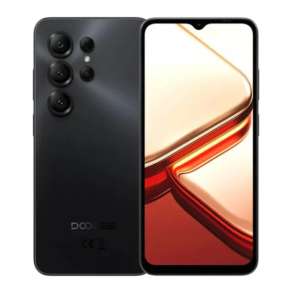 Telefon Mobil DOOGEE Note 56X, Negru, 4G, 6.56 90Hz, 24GB RAM (3GB + 21GB extensibili), 64GB, Camera 8MP, Android 16, 6150mAh, Dual SIM