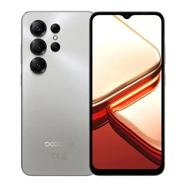 Telefon Mobil DOOGEE Note 56X Pro Edition, Gri, 4G, 6.56 90Hz, 32GB RAM (4GB + 28GB extensibili), 128GB, Camera 13MP + 8MP, Unisoc T7225, Android 16, NFC, 6150mAh, Dual SIM