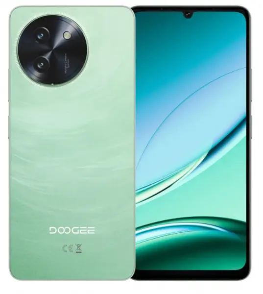 Telefon Mobil Doogee Note 59 Pro, Verde, 5G, 6.75 HD+ IPS 120Hz, 32GB RAM (8GB + 24GB extensibil), 256GB, Android 15, Unisoc T8200, 16MP+8MP, 6250mAh, NFC, Dual SIM