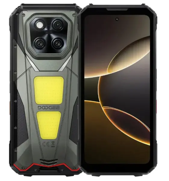 Telefon Mobil Doogee V Max Play, Rust, Proiector Video, 5G, 6.78 FHD+ 120Hz, 36GB RAM (16GB + 20GB extensibili), 512GB ROM, Android 15, 200MP + 20MP Night Vision, 20500mAh, 45W, Dual SIM