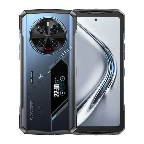 Telefon Mobil DOOGEE V40 Pro, Midnight Blue, 5G, 6.78 1080x2460, Android 14, 36GB RAM (16GB + 20GB extensibil), 512GB ROM, 200MP + 32MP, 8680mAh, Dual SIM