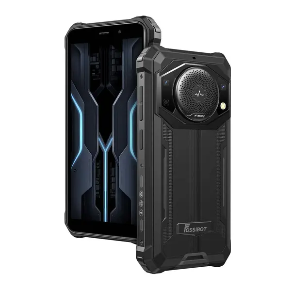 Telefon mobil FOSSiBOT F101P Negru, 4G, 5.45 HD+ IPS, 7GB RAM(4GB+3GB extensibili), 64GB ROM+128GB TF card, Android 13, 24MP AF+5MP+0.3MP, 10600mAh, 18W, NFC, Face ID, DualSIM Hibrid