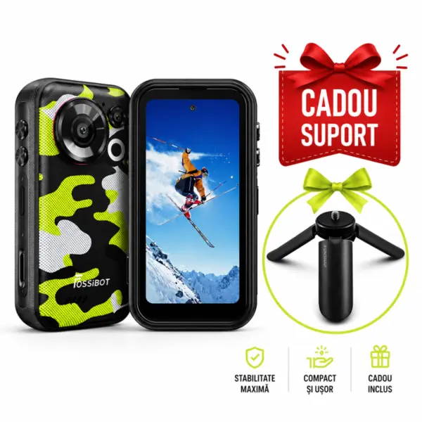 Telefon Mobil FOSSiBOT F116 Pro Verde, 5G, 4.05 120Hz, 36GB RAM (12GB+24GB extensibili) 256GB ROM, MediaTek Dimensity 7300, Camera 48MP Ultra-Wide, 3700mAh, Incarcare 33W, Dual SIM