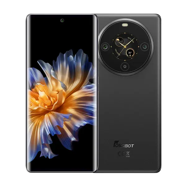 Telefon mobil FOSSiBOT S3 Pro Gri, 4G, 6.67 AMOLED, 20GB RAM (6GB + 14GB extensibili), 128GB ROM, Android 14, 64MP+8MP+2MP Camera AI, 5000mAh, 18W, NFC, Face ID, Dual SIM