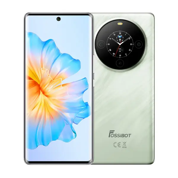 Telefon mobil FOSSiBOT S3 Pro Verde, 4G, 6.67 AMOLED, 20GB RAM (6GB + 14GB extensibili), 128GB ROM, Android 14, 64MP+8MP+2MP Camera AI, 5000mAh, 18W, NFC, Face ID, Dual SIM