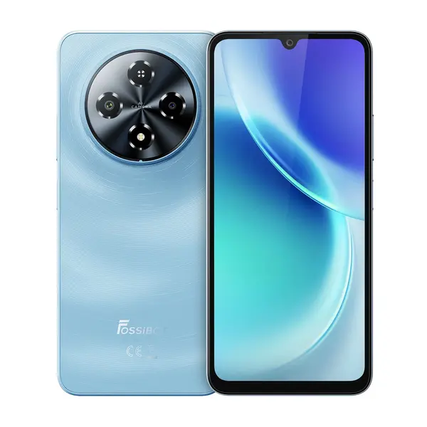 Telefon Mobil FOSSiBOT S5 Pro, Albastru, 4G, Ecran 6.88 HD+ 120Hz, 32GB RAM (8GB + 24GB extensibil), 256GB ROM, Camera 50MP, Android 15, Unisoc T615 (T7250), Baterie 6000mAh, 18W, Dual SIM