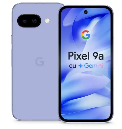 Telefon Mobil Google Pixel 9a, Procesor Google Tensor G4 Octa-core, P-OLED Capacitive Touchscreen 6.3, 8GB RAM, 256GB Flash, Camera Duala 48+13MP, Wi-Fi, 5G, Dual SIM, Android (Albastru)